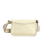 Louis Vuitton Diane Monogram Empreinte Leather Bag in Cream