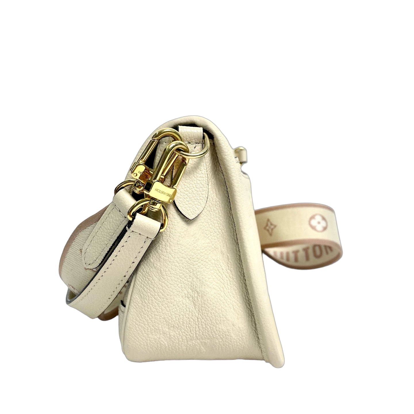 Louis Vuitton Diane Monogram Empreinte Leather Bag in Cream