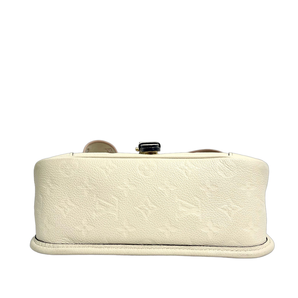 Louis Vuitton Diane Monogram Empreinte Leather Bag in Cream