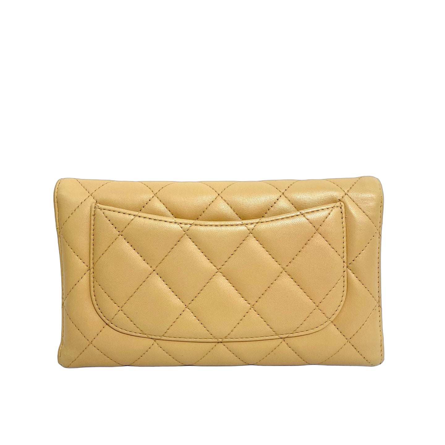Chanel 2.55 Reissue Long Flap Wallet in Beige Quilted Leather