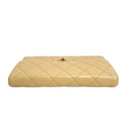Chanel 2.55 Reissue Long Flap Wallet in Beige Quilted Leather