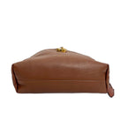 Burberry Prorsum Leather Drawstring Bag with Padlock Detail
