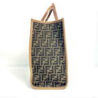 Fendi Medium Sunshine Shopper FF Motif Canvas Tote Bag