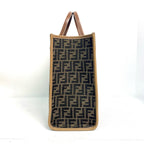Fendi Medium Sunshine Shopper FF Motif Canvas Tote Bag
