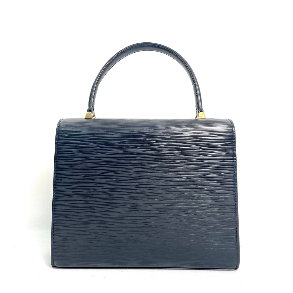 Louis Vuitton Blue Epi Leather Segur PM Handbag