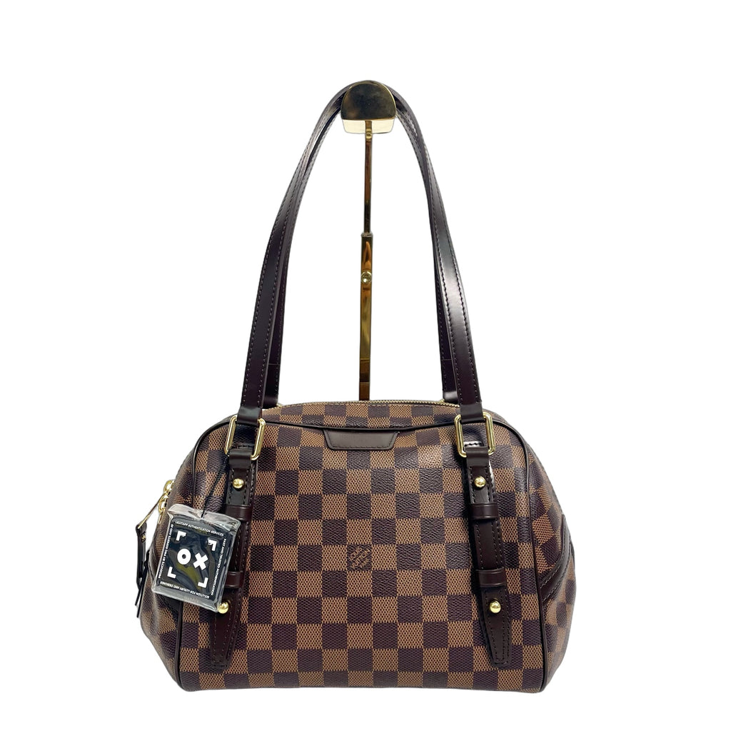 Louis Vuitton Pre-Owned Damier Ebene Ribera MM Shoulder Bag