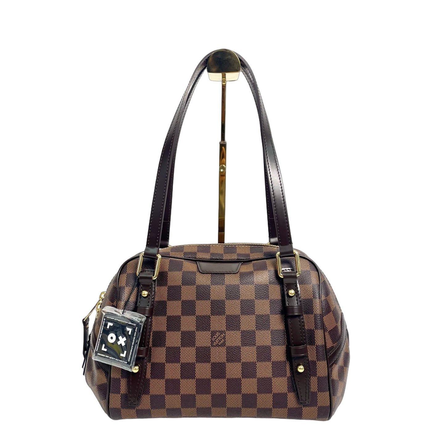 Louis Vuitton Pre-Owned Damier Ebene Ribera MM Shoulder Bag
