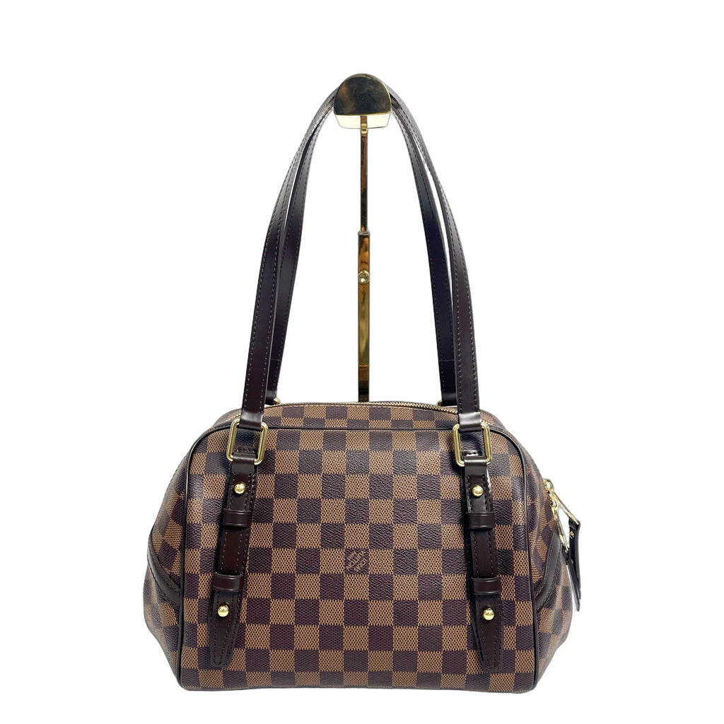 Louis Vuitton Pre-Owned Damier Ebene Ribera MM Shoulder Bag