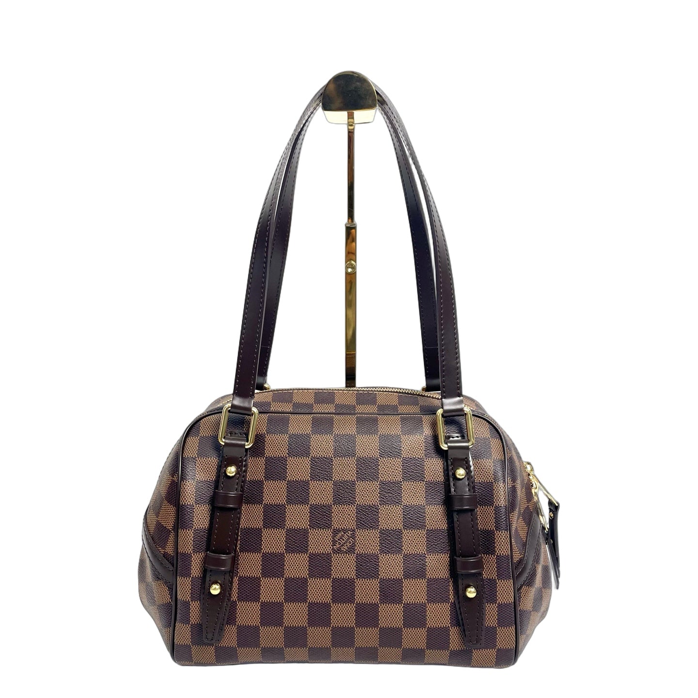 Louis Vuitton Pre-Owned Damier Ebene Ribera MM Shoulder Bag