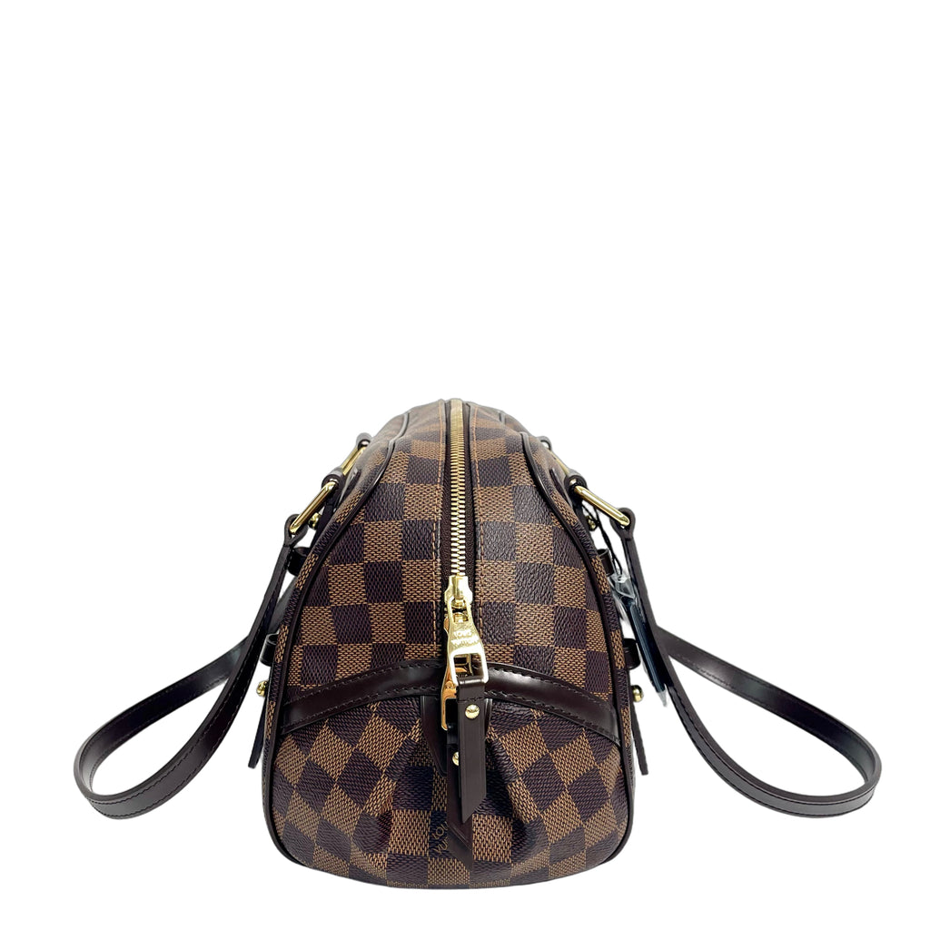Louis Vuitton Pre-Owned Damier Ebene Ribera MM Shoulder Bag