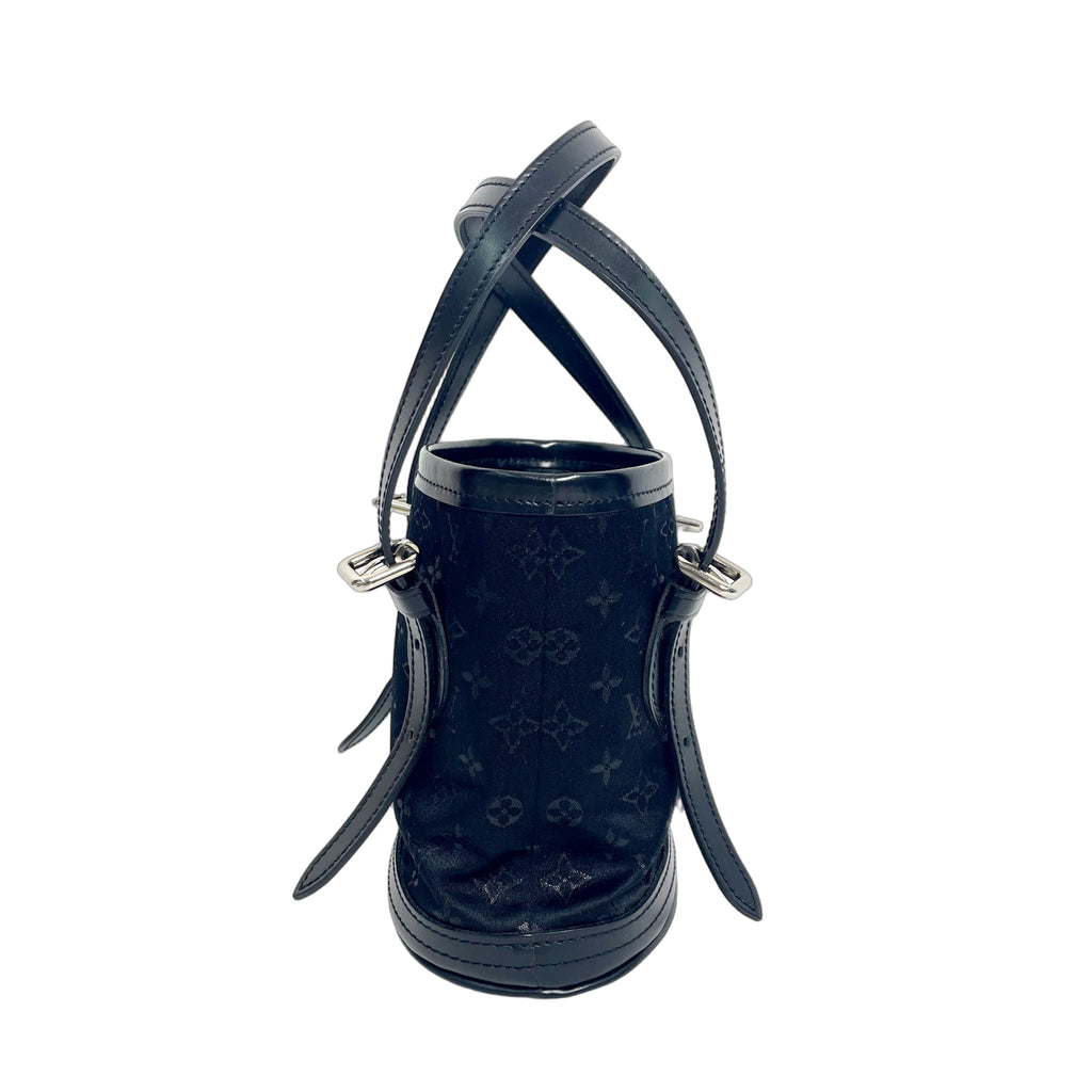 Louis Vuitton Monogram Satin Little Papillon Noir
