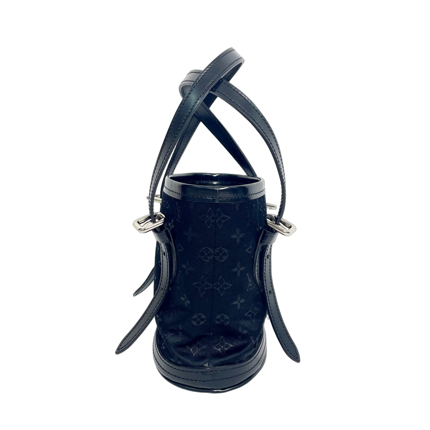 Louis Vuitton Monogram Satin Little Papillon Noir