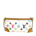 Louis Vuitton Monogram Multicolore Pochette Milla MM Blanc