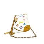 Louis Vuitton Monogram Multicolore Pochette Milla MM Blanc