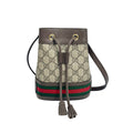 Gucci Ophidia GG Supreme Mini Bucket Bag with Web