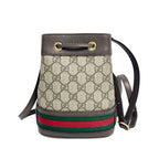 Gucci Ophidia GG Supreme Mini Bucket Bag with Web
