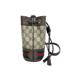 Gucci Ophidia GG Supreme Mini Bucket Bag with Web