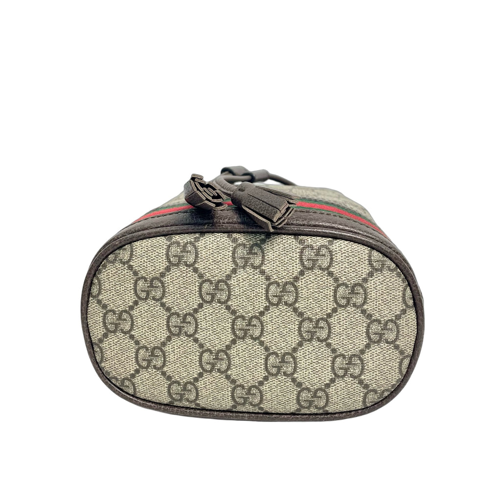 Gucci Ophidia GG Supreme Mini Bucket Bag with Web