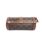 Louis Vuitton Monogram Papillon Trunk Bag - Brown Cylinder Chain Crossbody Shoulder Bag