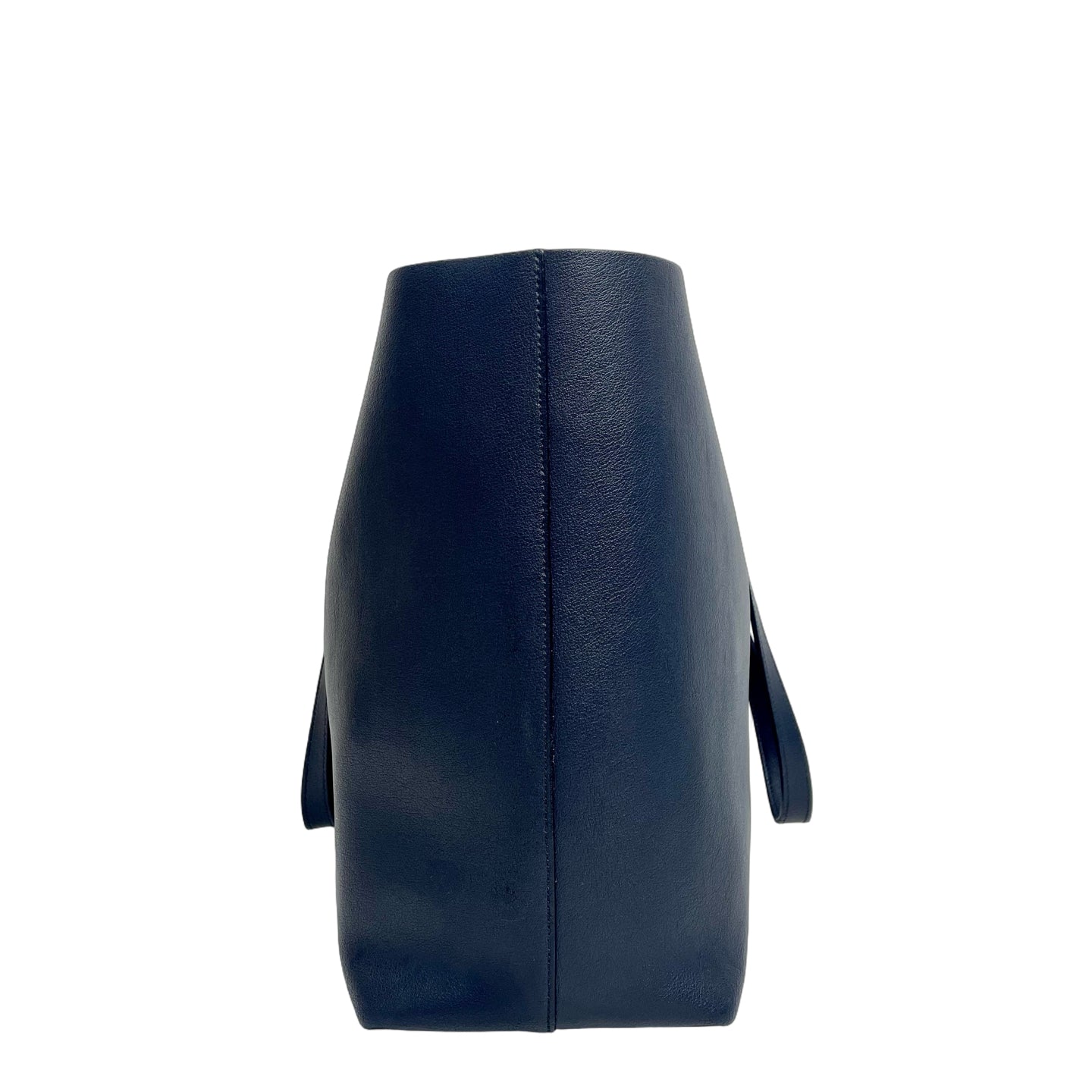 Saint Laurent Shopping Leather Tote Bag in Navy Blue