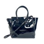 Valentino Garavani Rockstud Patent Leather Tote Bag in Black