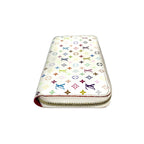 Louis Vuitton Monogram Multicolore Zippy Wallet in White