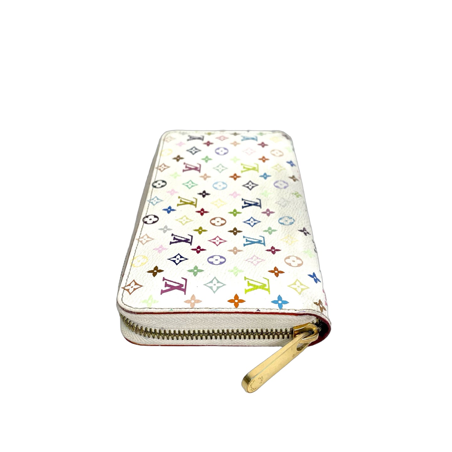 Louis Vuitton Monogram Multicolore Zippy Wallet in White