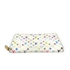 Louis Vuitton Monogram Multicolore Zippy Wallet in White