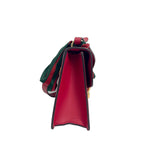 Gucci Sylvie Small Shoulder Bag in Hibiscus Red