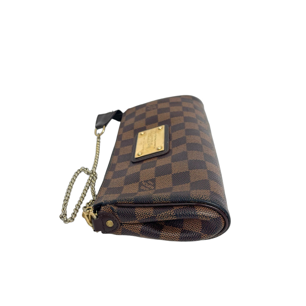 Louis Vuitton Damier Ébène Eva Chain Pouch Bag