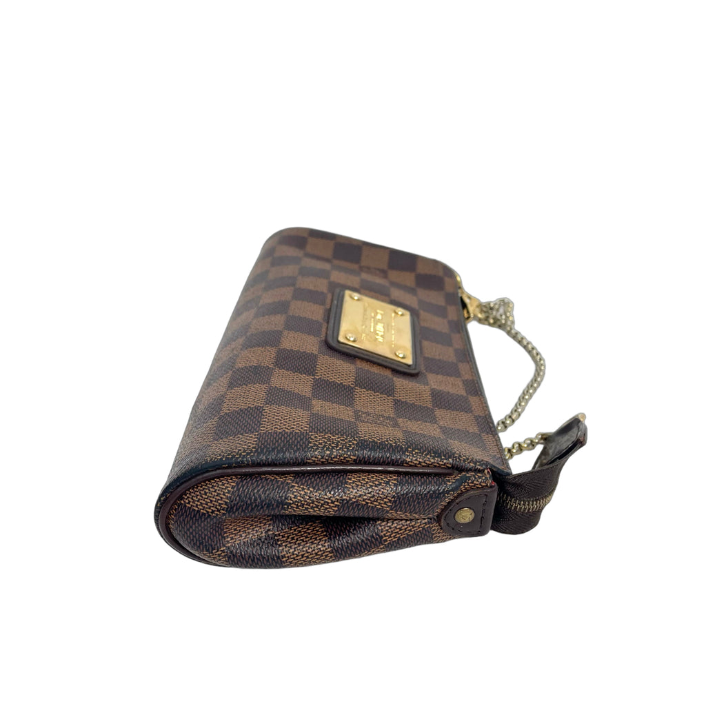 Louis Vuitton Damier Ébène Eva Chain Pouch Bag