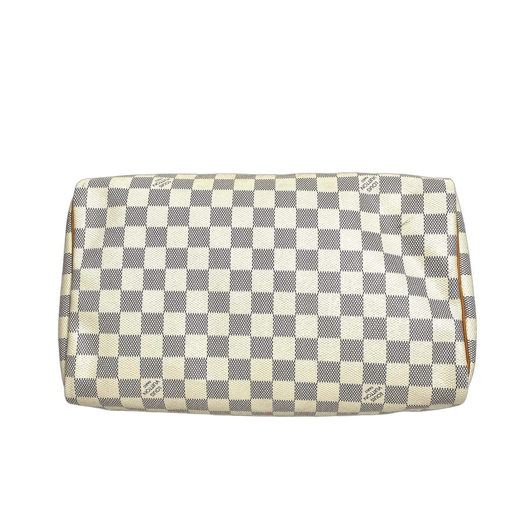 Louis Vuitton Damier Azur Canvas Speedy Top-Handle Bag