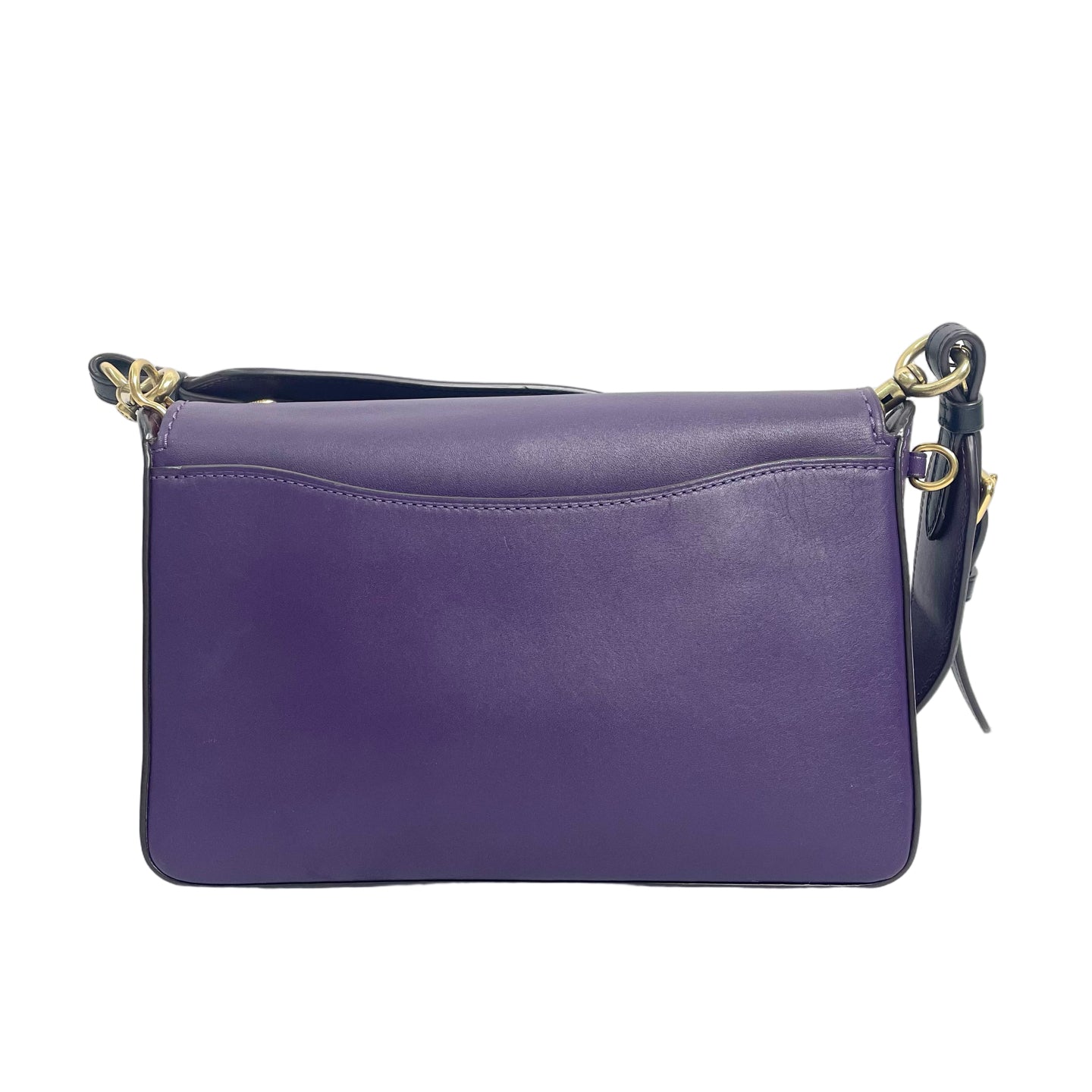 Coach × Deepmoss Limited Edition Butterfly Turnlock Crossbody Bag - Purple