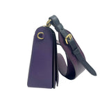 Coach × Deepmoss Limited Edition Butterfly Turnlock Crossbody Bag - Purple