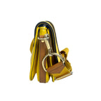 Burberry Grained Leather Messenger Bag in Yellow