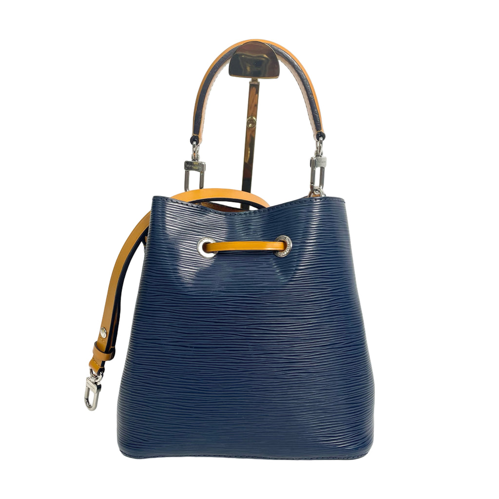 LOUIS VUITTON NéoNoé BB in Epi Leather - Indigo Blue & Yellow