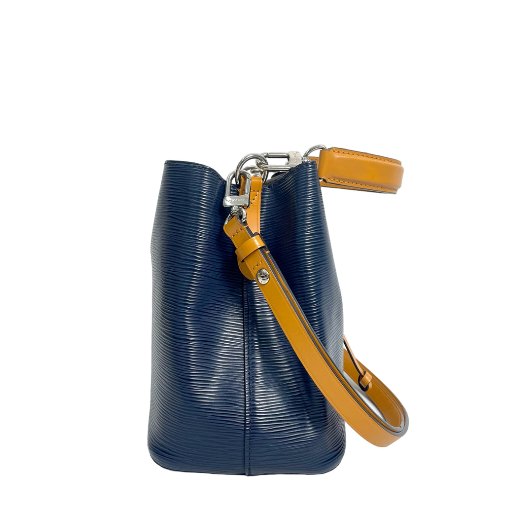 LOUIS VUITTON NéoNoé BB in Epi Leather - Indigo Blue & Yellow