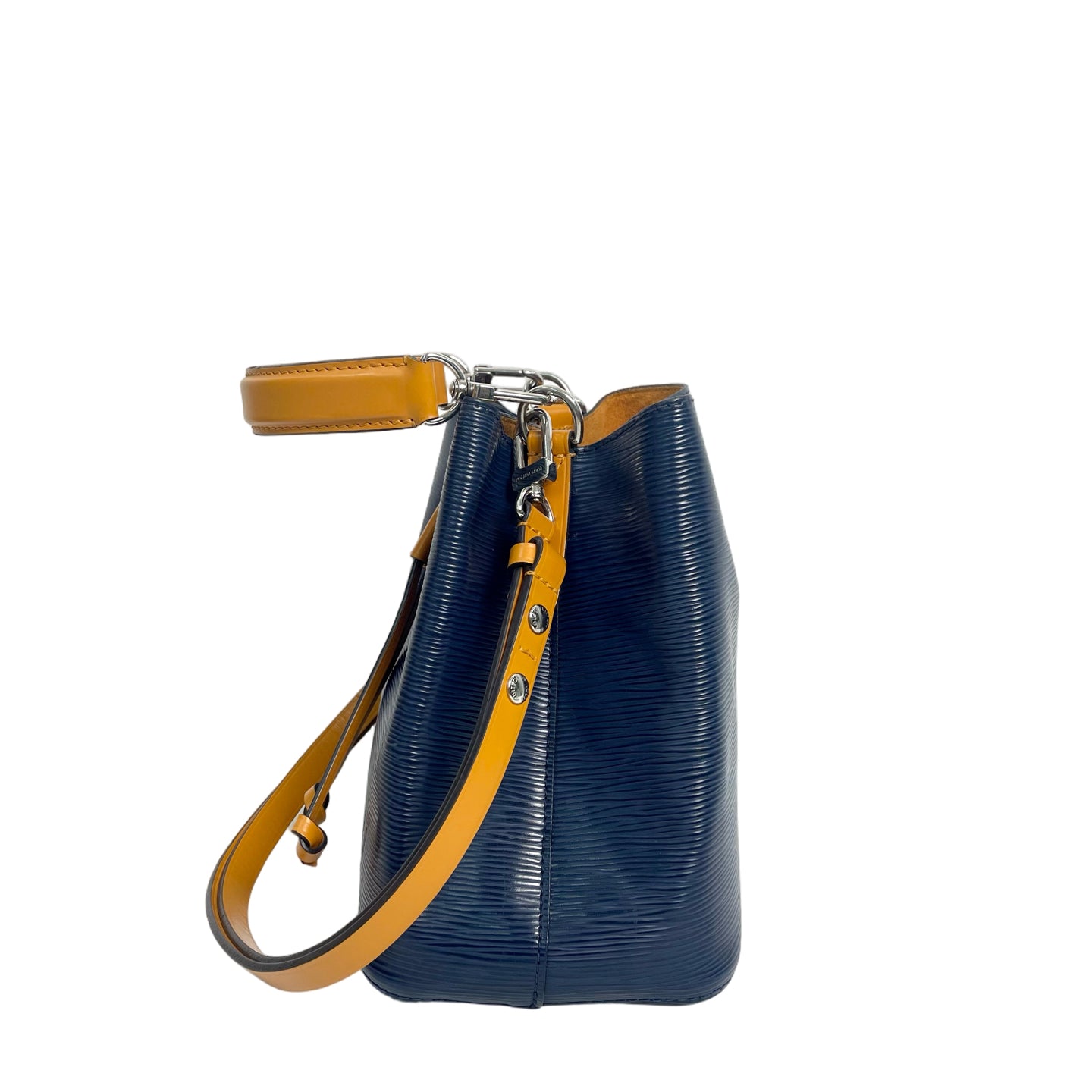 LOUIS VUITTON NéoNoé BB in Epi Leather - Indigo Blue & Yellow