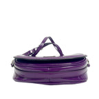 BURBERRY PRORSUM Luxury Patent Shoulder Bag | Designer Crossbody Bag - Purple