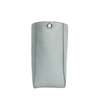CELINE Sangle Small Bucket Bag in Pebbled Leather - Light Grey
