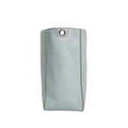 CELINE Sangle Small Bucket Bag in Pebbled Leather - Light Grey
