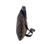 LOUIS VUITTON Vintage Bloomsbury Bag | Brown Check Canvas Messenger Bag