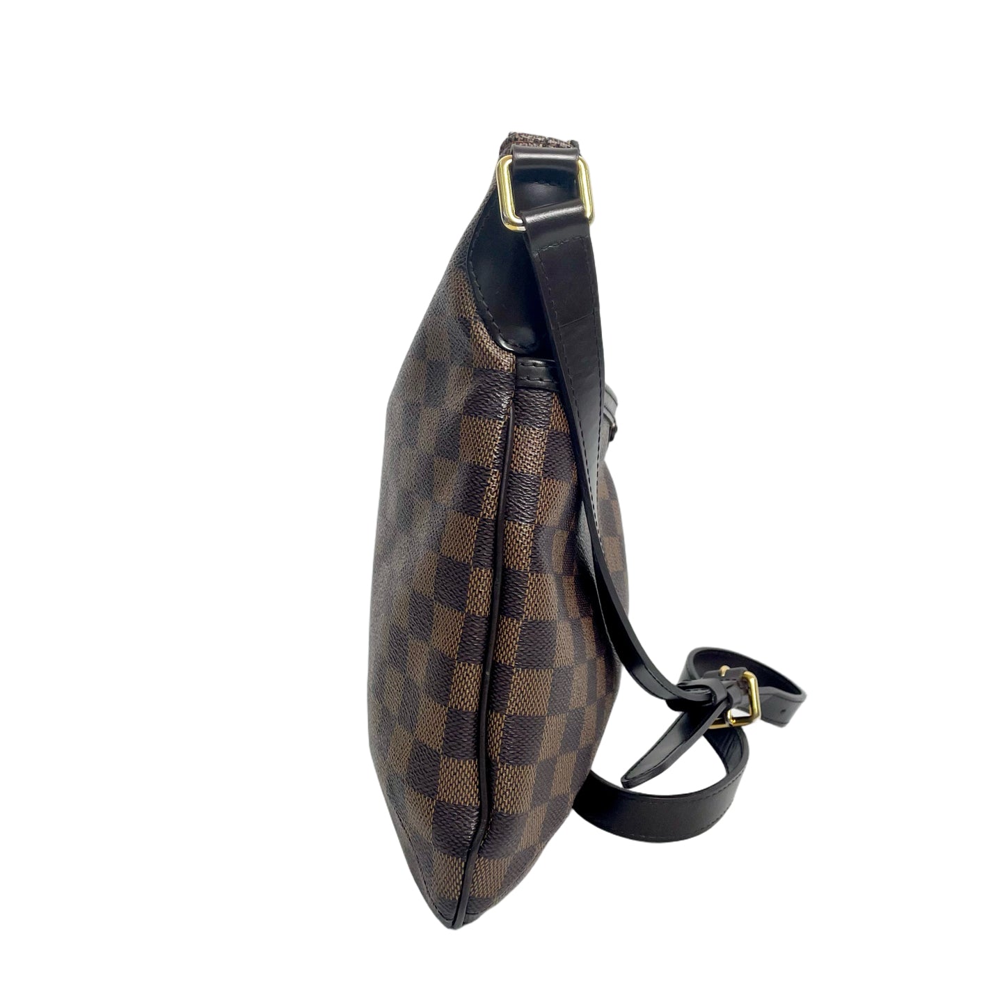LOUIS VUITTON Vintage Bloomsbury Bag | Brown Check Canvas Messenger Bag