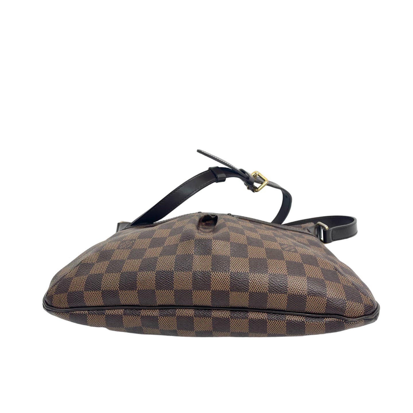 LOUIS VUITTON Vintage Bloomsbury Bag | Brown Check Canvas Messenger Bag
