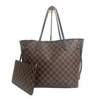 Louis Vuitton Pre-Owned Damier Ebene Neverfull MM with Pouch