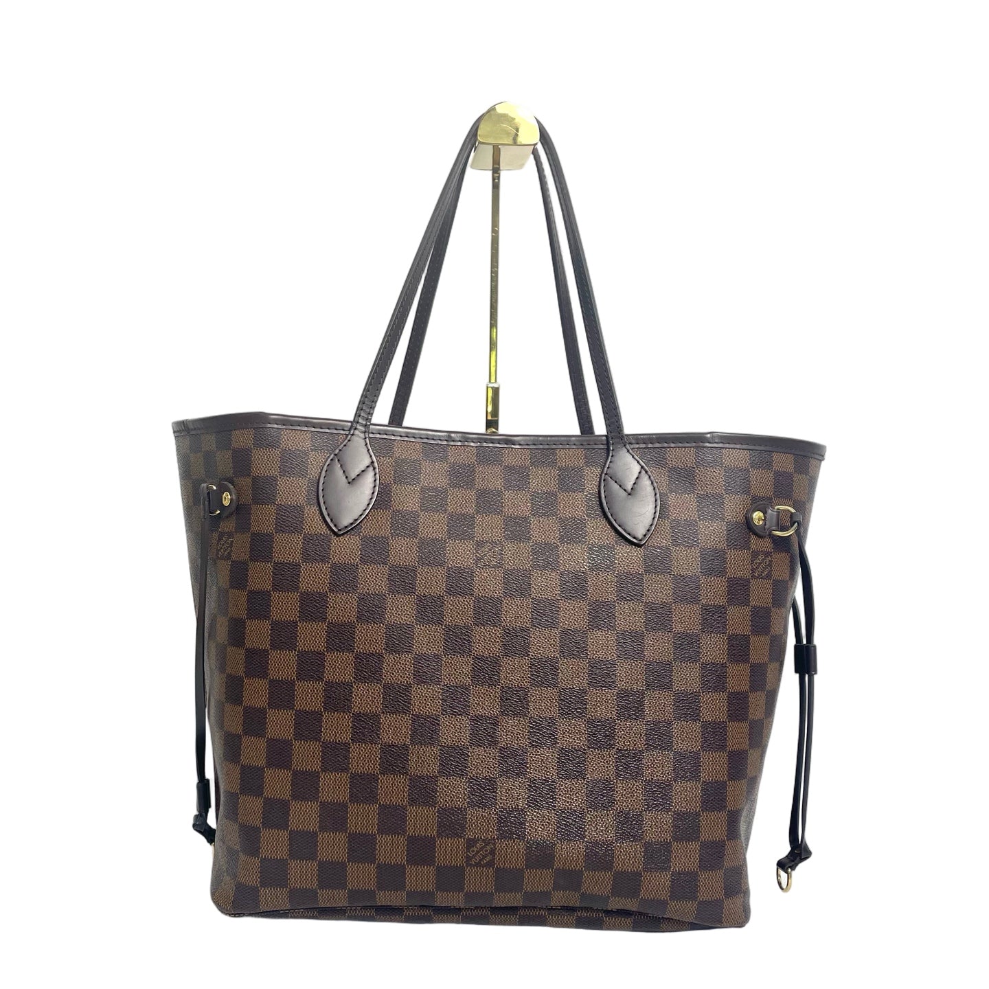 Louis Vuitton Pre-Owned Damier Ebene Neverfull MM with Pouch