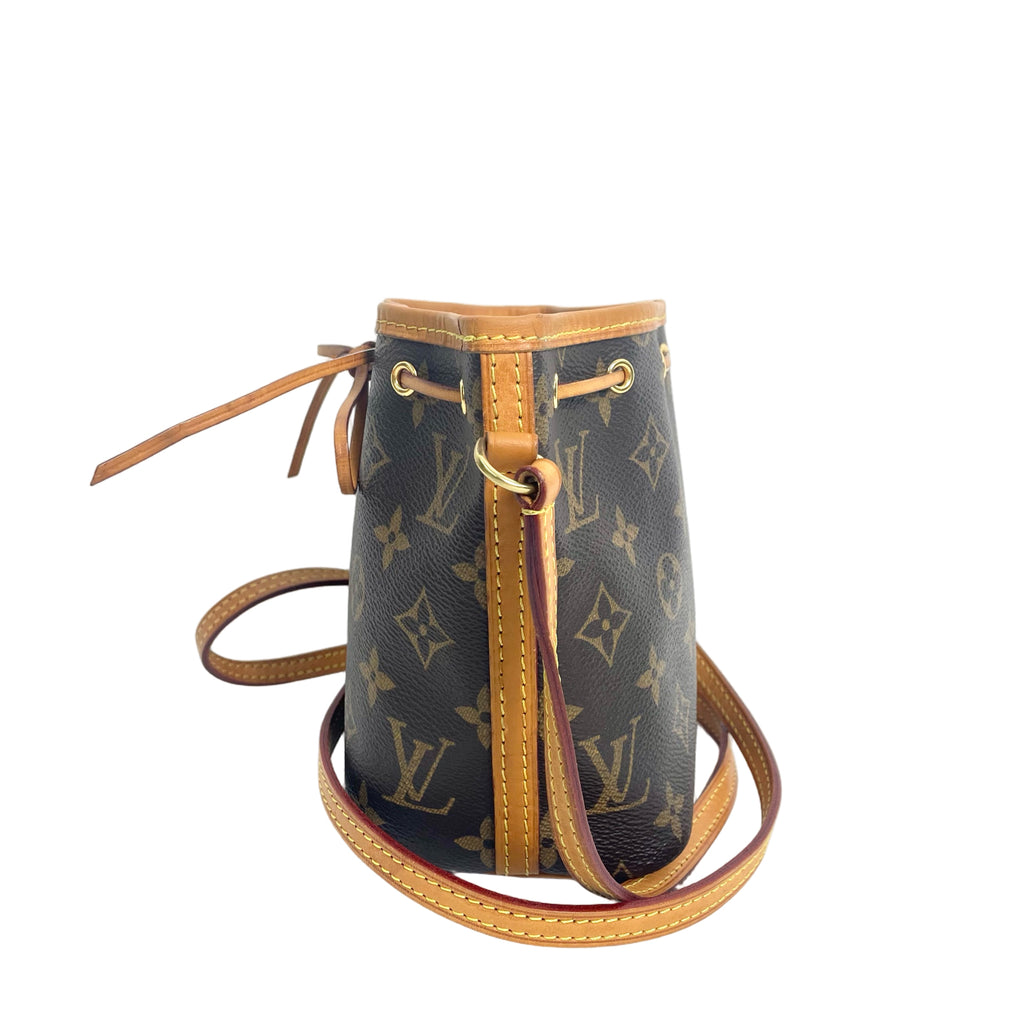 Louis Vuitton Nano Noé Monogram Bucket Bag