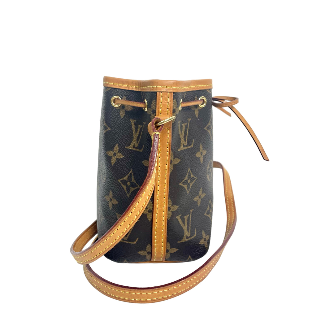 Louis Vuitton Nano Noé Monogram Bucket Bag