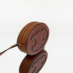 Celine Smooth Calfskin Cuir Triomphe Oval Bag