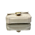 Gucci GG Marmont small shoulder bag in light grey leather